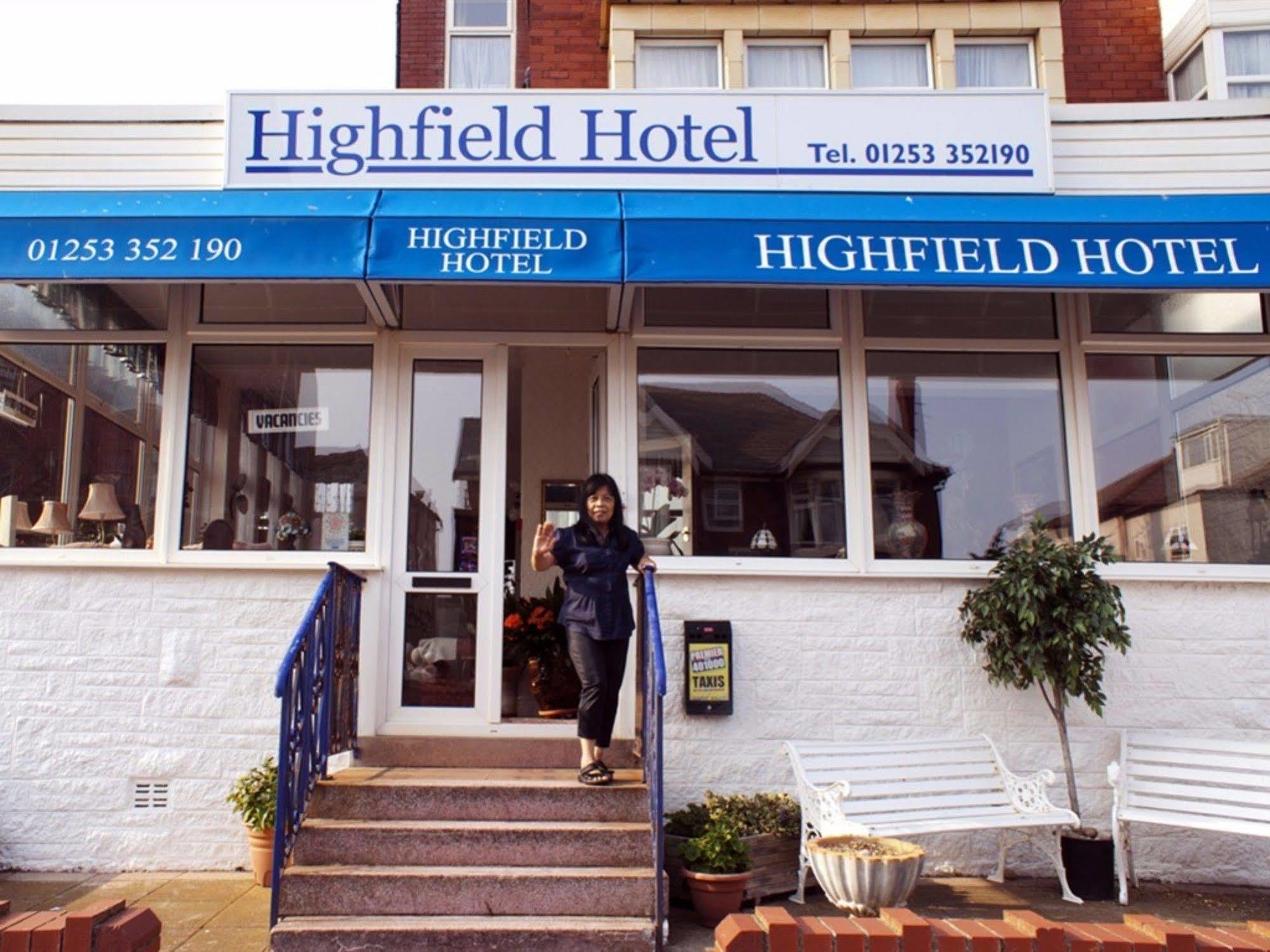 The Highfield Private Hotel Blackpool Exterior photo